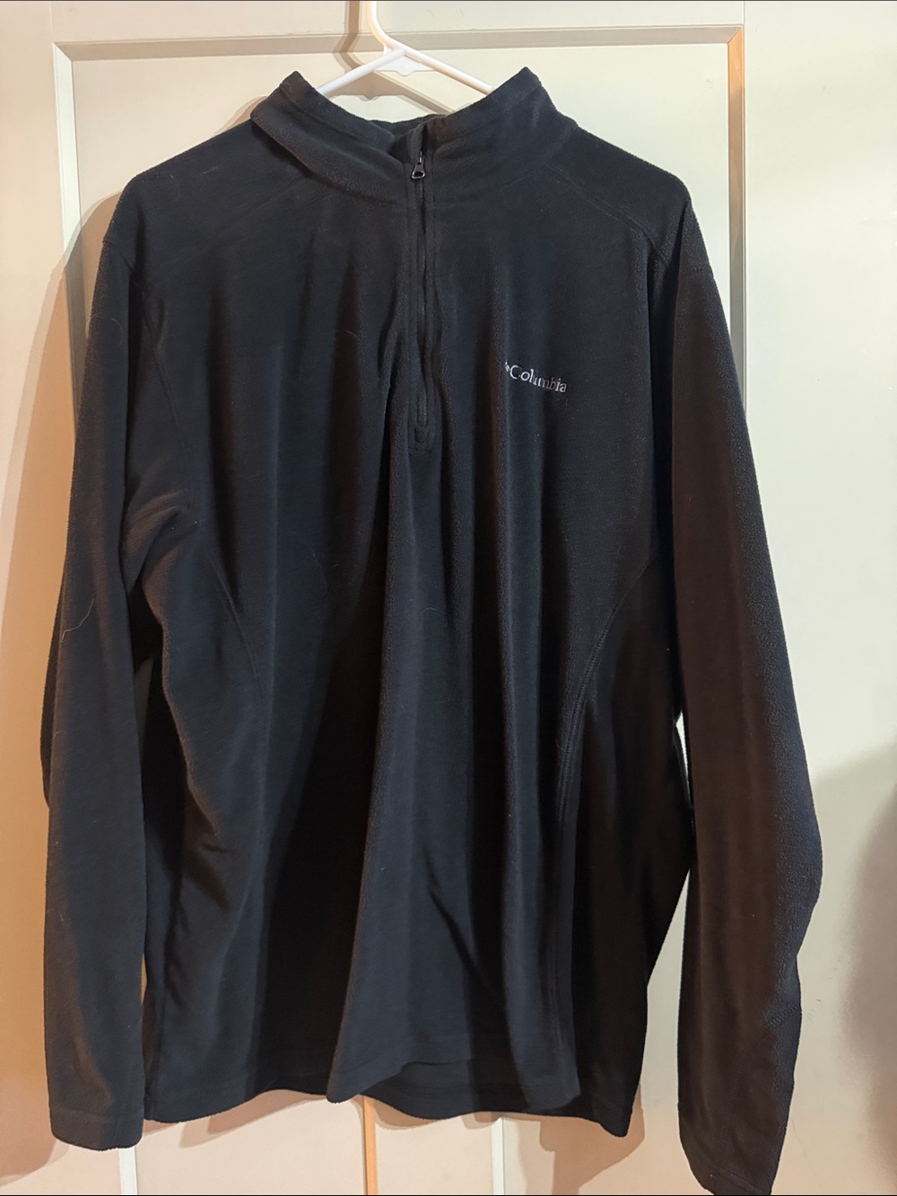 Columbia Black Half-Zip Fleece Top